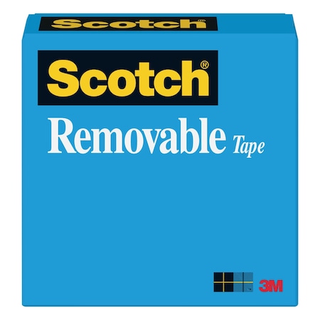 Scotch Removable Tape 811, 1/2"x1296", 1, PK144 811